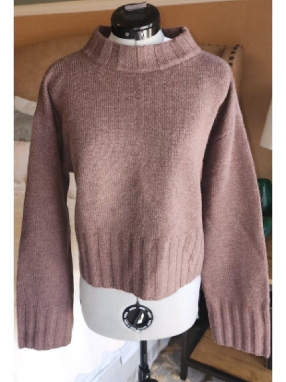 NWT Reformation Count Sheep Mer Regenerative Wool Sweater Cocoa XS